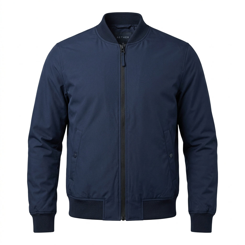 Unisex Nylon Bomber Jacket