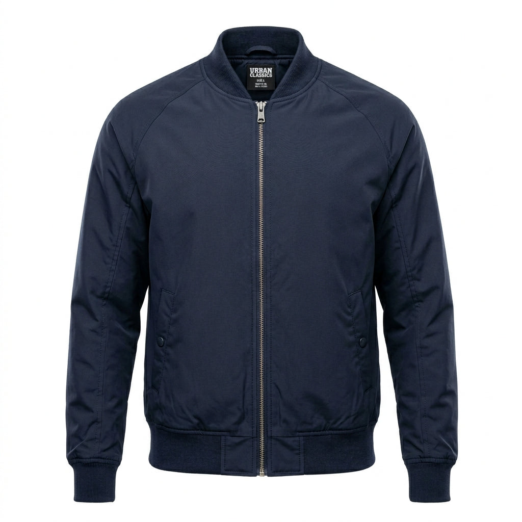 Unisex Nylon Bomber Jacket