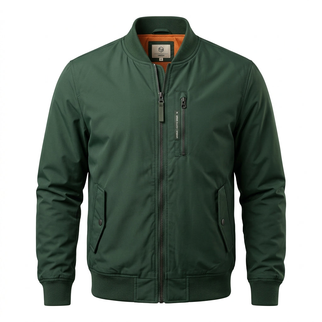 Unisex Nylon Bomber Jacket
