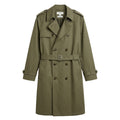 Unisex Double-Breasted Trench Coat