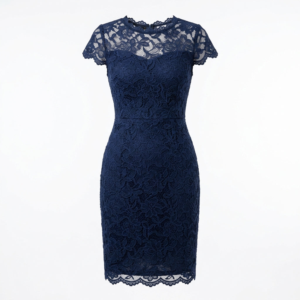 Women's Elegant Lace Cocktail Dress