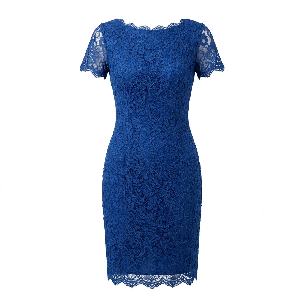 Women's Elegant Lace Cocktail Dress