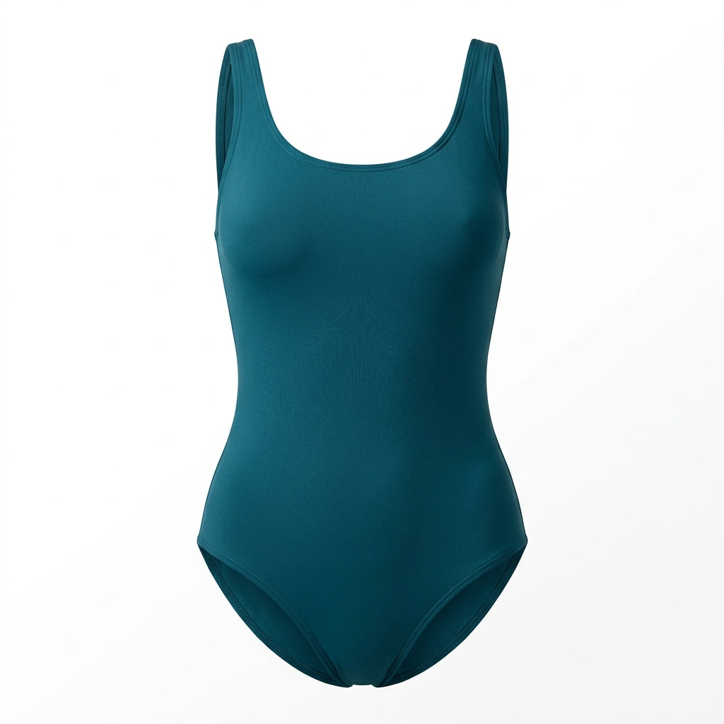 Women's Classic Scoop-Neck One-Piece Swimsuit